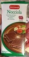 Mängden socker i Cioccolato al latte con cremoso nocciola