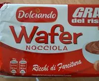Mängden socker i Wafer nocciola