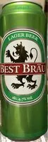 Mängden socker i Best Bräu Lager Beer