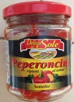 Mängden socker i Peperoncini ripieni al tonno sottolio