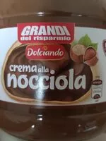 Mängden socker i Crema di nocciola