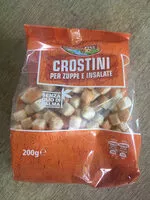 Mängden socker i Crostini per zuppe e insalate