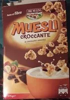 Mängden socker i Muesli croccante al cioccolato e nocciole
