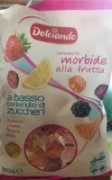 Mängden socker i Caramelle morbide alla frutta