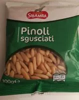 Mängden socker i Pinoli sgusciati