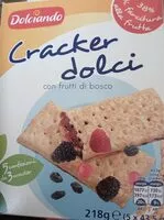 Mängden socker i Cracker dolci (con frutti di bosco)