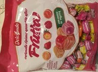 Mängden socker i Caramelle ripiene assortite alla frutta