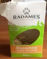 Mängden socker i Biscotti ripieni per cani