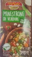 Mängden socker i Minestrone di verdure