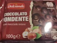 Mängden socker i cioccolato fondente con nocciole intere