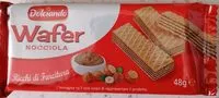 Mängden socker i Wafer nocciola