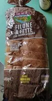Mängden socker i Filone a fette con farina di segale