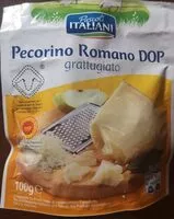 Mängden socker i Pecorino Romano DOP grattugiato