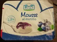 Mängden socker i Mousse al mirtillo