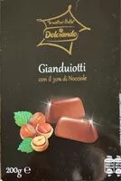 Mängden socker i Gianduiotti