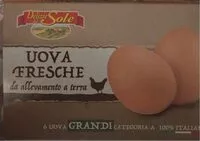 Mängden socker i Uova fresche da allevamento a terra