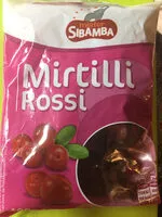Mängden socker i Mirtilli rossi