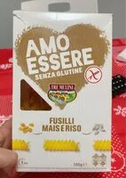 Mängden socker i Fusilli mais e riso