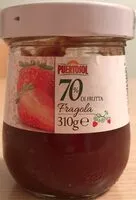 Mängden socker i Marmellata 70% di frutta alla fragola