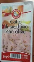 Mängden socker i Cotto di tacchino con le olive