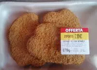 Mängden socker i Cotoletta con spinaci