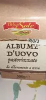 Mängden socker i Albume d'uovo pastorizzato da allevamento a terra