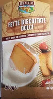 Mängden socker i Fette biscottate dolci