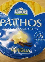 Mängden socker i Pathos yogurt colato greco vaniglia
