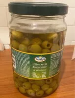 Mängden socker i Olive verdi denocciolate