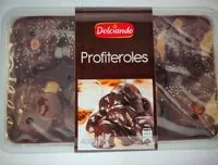 Mängden socker i Profiteroles pasticceria