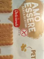 Mängden socker i biscotti secchi petit senza glutine