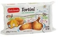 Mängden socker i Tortini crema latte