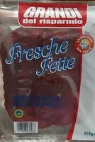 Mängden socker i Bresaola della valtellina I.G.P.