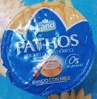 Mängden socker i Pathos yogurt colato greco bianco con miele