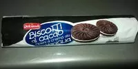 Mängden socker i biscotti al cacao ripieni di crema alla vaniglia
