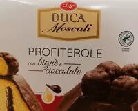 Mängden socker i Profiterole con bignè e cioccolato
