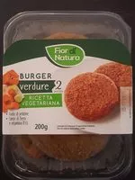 Mängden socker i Burger di verdure