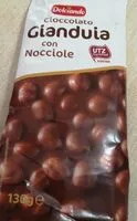 Mängden socker i Cioccolato Gianduia con Nocciole intere