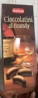 Mängden socker i cioccolatini al brandy