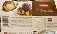 Mängden socker i Profiteroles