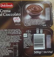 Mängden socker i Crema al Cioccolato