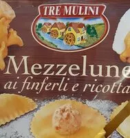 Mängden socker i Mezzelune finferli e ricotta