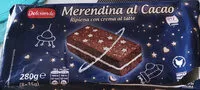 Mängden socker i Merendina al cacao