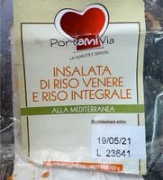 Mängden socker i Insalata di riso venere e riso integrale