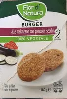 Mängden socker i burger alle melanzane con pomodori secchi