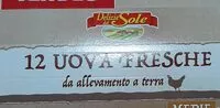 Mängden socker i 12 Uova fresche da allevamento a terra