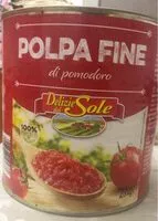 Mängden socker i Polpa fine di pomodoro