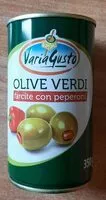 Mängden socker i Olive verdi farcite con peperoni