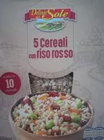 Mängden socker i Cereali con riso rosso