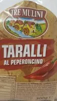 Mängden socker i Taralli al peperoncino
